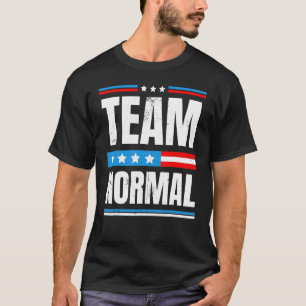 Team Normal Vintage Us Flag Patriots T-Shirt