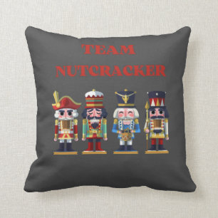 Team Nutcracker   Throw Pillow