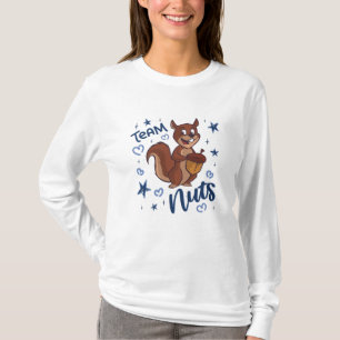 Team Nuts Gender Reveal Party Blue Boy T-Shirt