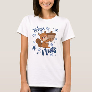 Team Nuts Gender Reveal Party Blue Boy T-Shirt