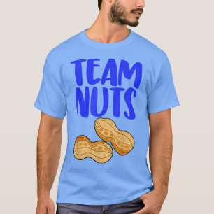 Team Nuts Peanut Funny Gender Reveal T-Shirt