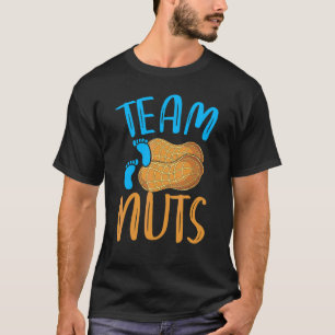 Team Nuts Team Boy Baby Shower Party  Gender Revea T-Shirt