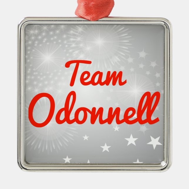 Team Odonnell Metal Ornament (Front)