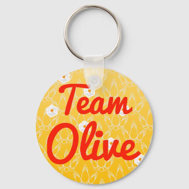 Team Olive Keychain (Front)