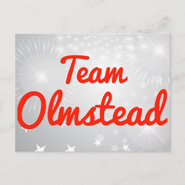 Team Olmstead Postcard (Front)