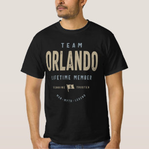 Team Orlando Lifetime Member Personalized Name T-Shirt