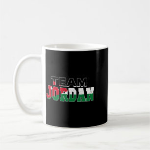 Team Patriotic Jordanian Flag Jordan Coffee Mug