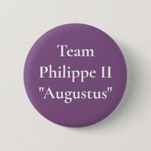 Team Philippe II (Philip Augustus) 2 Inch Round Button
