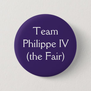 Team Philippe IV 2 Inch Round Button
