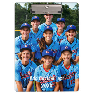 team photo coach Family photo personalised  Clipboard
