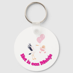 Team Pink - Gender Reveal Design Keychain