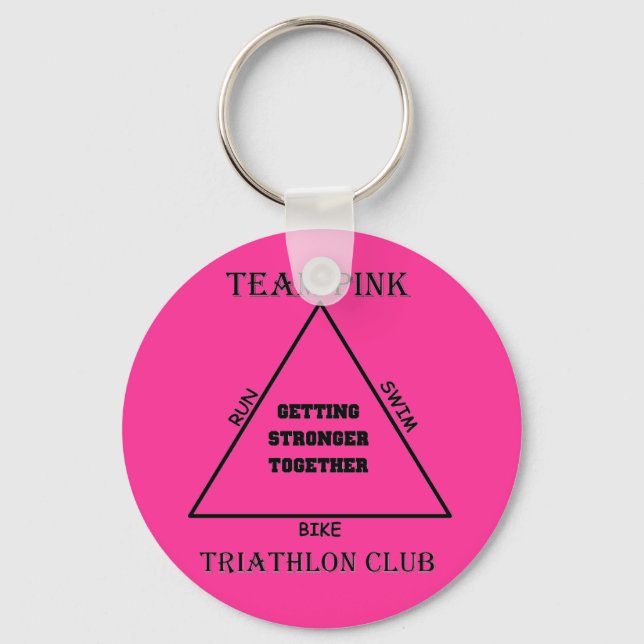team pink keychain (Front)