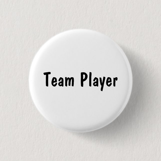 Team Player 1 Inch Round Button (Front)