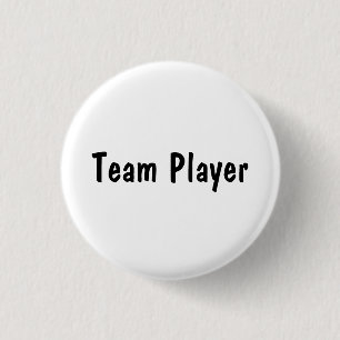 Team Player 1 Inch Round Button