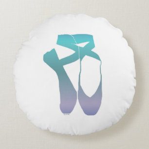 Team Pointe Ballet Ocean Round Pillow