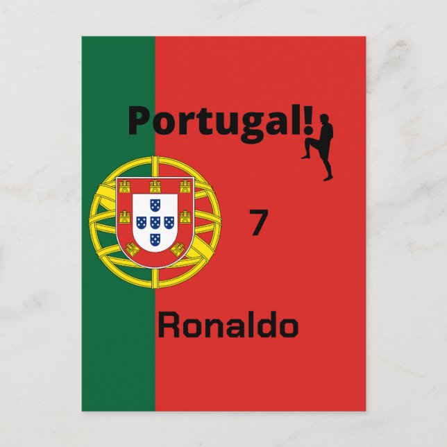Team Portugal Flag Edition, custom Postcard (Front)