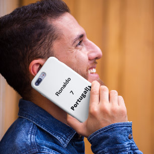 Team Portugal Soccer, your name and number iPhone 11 Case