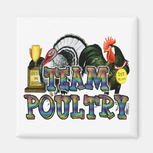 Team Poultry Magnet