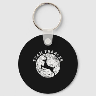 Team Prancer T Shirt, Funny Cute Christmas Gift Ki Keychain