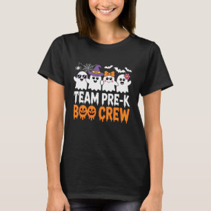 Team Pre-K Boo Crew Cute Halloween Ghosts For Teac T-Shirt