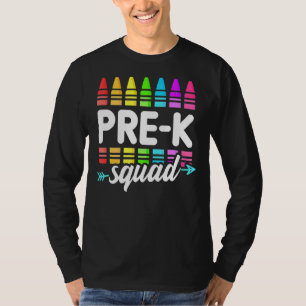 Team Pre K Squad Teachers Students Back To School T-Shirt