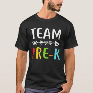 Team Pre K Teacher Student  Back To School Kids T-Shirt