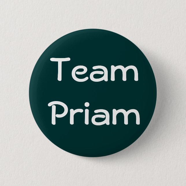 Team Priam Badge 2 Inch Round Button (Front)