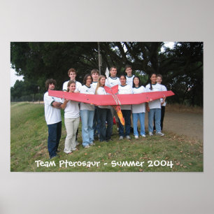 Team Pterosaur Team Picture Poster