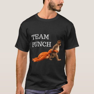 Team punch baby monkey punch trend meme graphic Te T-Shirt
