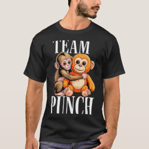 Team punch - cute baby monkey Team punch - cute ba T-Shirt