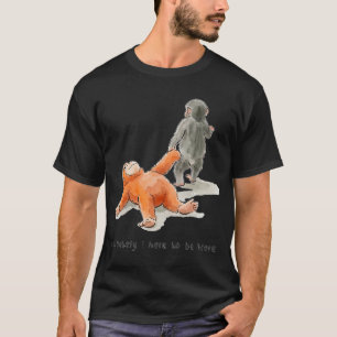 Team Punch Monkey Support Squad Art T-Shirt