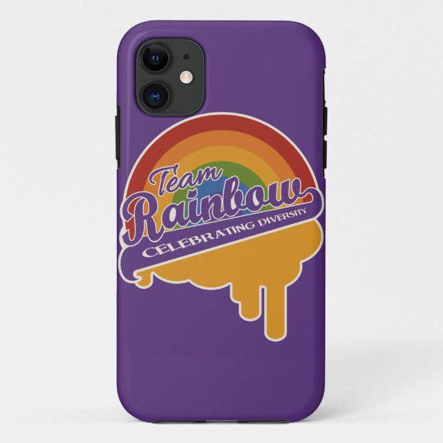 Team Rainbow custom iPhone case (Back)