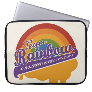 Team Rainbow custom laptop sleeve