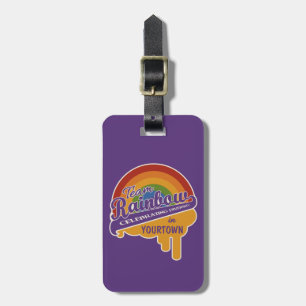 Team Rainbow custom luggage tag