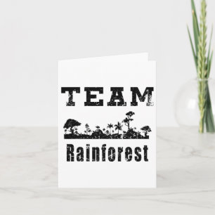 Team Rainforest Earth Day Vintage Card
