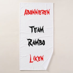 Team Rambo Bath Towel