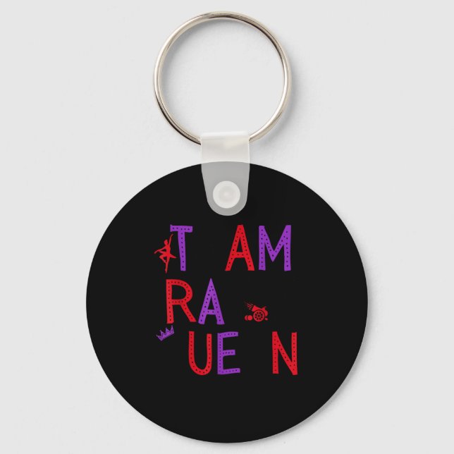 Team Rat Queen Nutcracker Ballet Christmas Womens  Keychain (Front)
