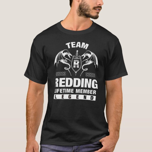 Team Redding Lifetime Member T-Shirt (Front)