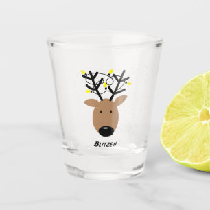 Team Reindeer - Blitzen Shot Glass