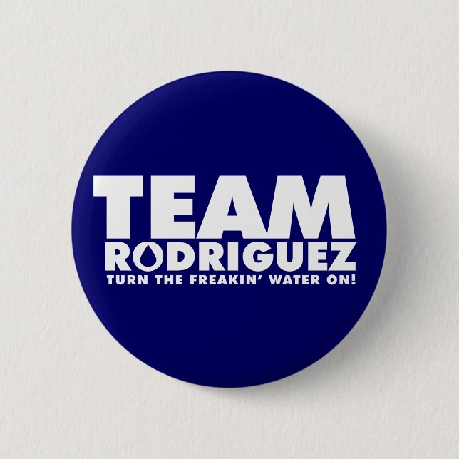 TEAM RODRIGUEZ 2 INCH ROUND BUTTON (Front)