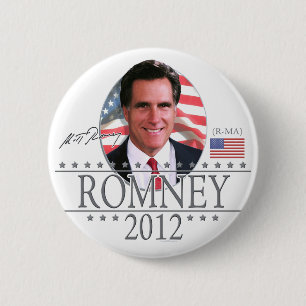 Team Romney in 2012 2 Inch Round Button