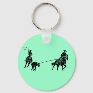 Team Ropers 200 Keychain