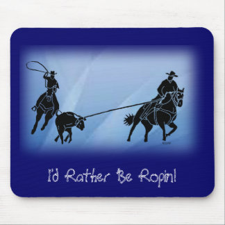 team ropers 201 mouse pad