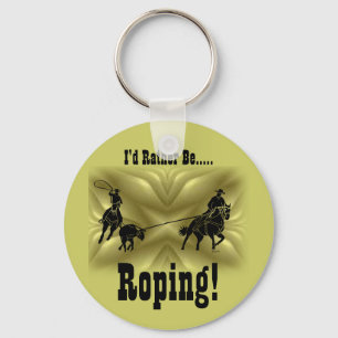 Team Ropers 203 Keychain