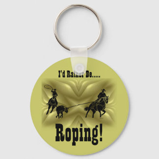 Team Ropers 203 Keychain