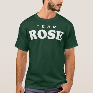 Team Rose Personalized Surname Bride Groom Family T-Shirt