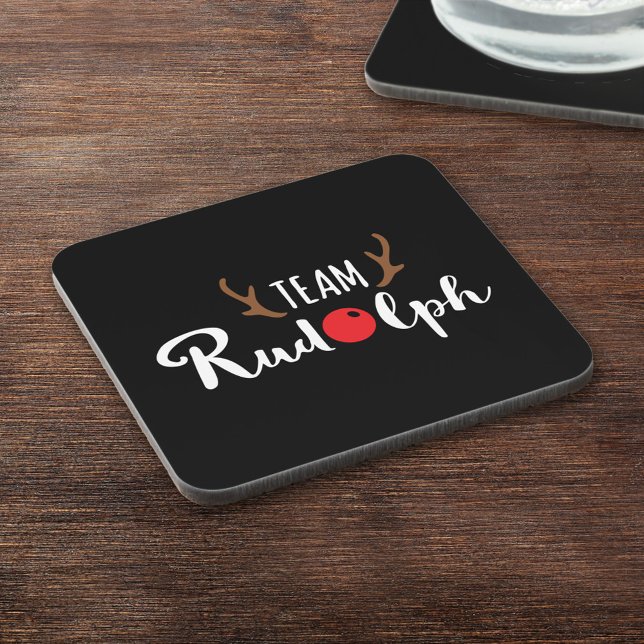 Team Rudolph Christmas Motif Coaster (Creator Uploaded)