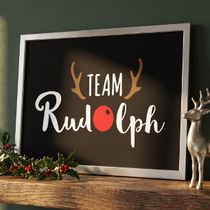 Team Rudolph Modern Holiday Decor