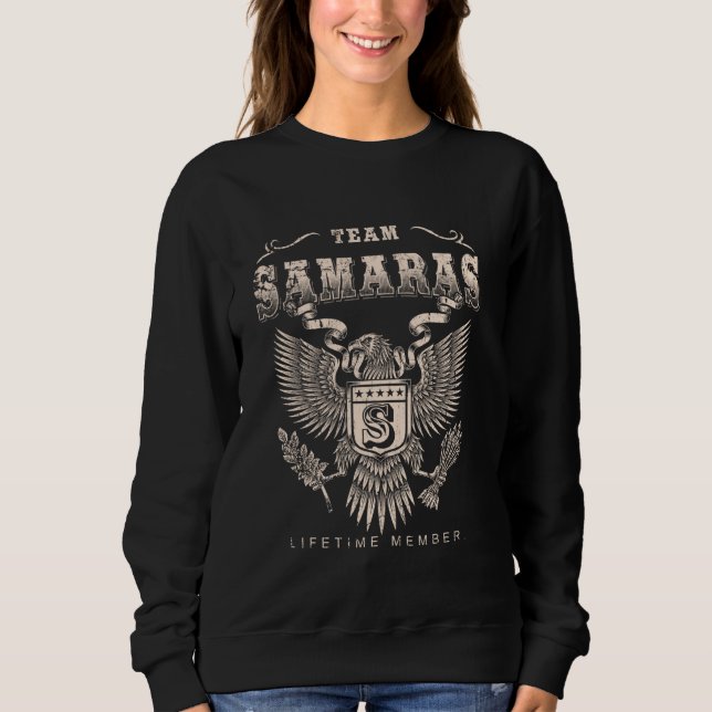 Team Samaras Lifetime Member - Samaras Name Sweatshirt (Front)