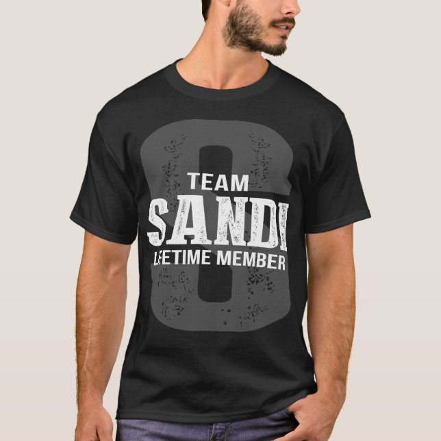 Team SANDI Lifetime Member T-Shirt (Front)